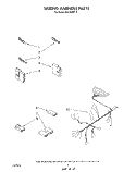WIRING HARNESS Diagram and Parts List for DU1099XT3  Whirlpool Dishwasher
