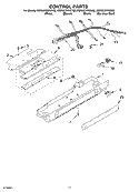 CONTROL PARTS, PARTS NOT ILLUSTRATED Diagram and Parts List for KSRA22KKBT02  KitchenAid Refrigerator