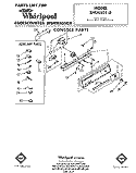 Part Location Diagram of 302365 Whirlpool Console Assembly