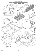 UNIT, LIT/OPTIONAL Diagram and Parts List for KTRS25KDAL01  KitchenAid Refrigerator