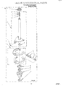 BRAKE AND DRIVE TUBE Diagram and Parts List for 3LSC9255BQ1  Whirlpool Washer