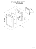 CONTROL PANEL Diagram and Parts List for MH9115XBQ4  Whirlpool Microwave