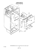 LINER Diagram and Parts List for ET18DKXTF02  Whirlpool Refrigerator