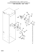 REFRIGERATOR LINER Diagram and Parts List for KSSP42QHS00  KitchenAid Refrigerator