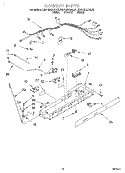 CONTROL Diagram and Parts List for KSRP25QDWH01  KitchenAid Refrigerator