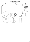 ACCESSORY Diagram and Parts List for TC8750XBP1  Whirlpool Trash Compactor