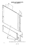 DOOR AND PANEL Diagram and Parts List for 4KUDA220TW3  KitchenAid Dishwasher
