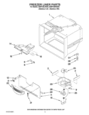 FREEZER LINER PARTS Diagram and Parts List for EB9FVBLWS05  Whirlpool Refrigerator