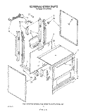 EXTERNAL OVEN Diagram and Parts List for SF311PSRW5  Whirlpool Range