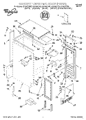 Part Location Diagram of 8281138 Whirlpool SCREW, HANDLE BLACK