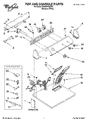 TOP AND CONSOLE PARTS OPTIONAL PARTS (NOT INCLUDED) Diagram and Parts List for 3XLER5435HQ2  Whirlpool Dryer