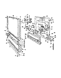 DOOR Diagram and Parts List for 8595L10  Roper Dishwasher