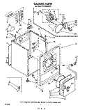 SECTION Diagram and Parts List for LE5750XKW0  Whirlpool Dryer