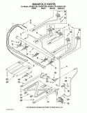 MANIFOLD PARTS Diagram and Parts List for GFG461LVT0  Whirlpool Range