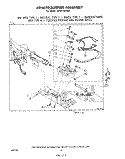 694670 BURNER Diagram and Parts List for LG7011XPW0  Whirlpool Dryer