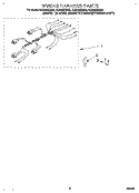 SECTION Diagram and Parts List for RC8400XBQ0  Whirlpool Cooktop