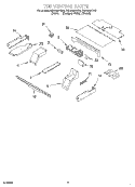 TOP VENTING, OPTIONAL Diagram and Parts List for RBD245PDQ9  Whirlpool Wall Oven