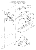 CONTROL PANEL Diagram and Parts List for KBRC36MHT01  KitchenAid Refrigerator