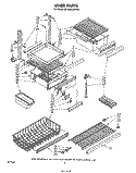 LINER Diagram and Parts List for EF19MKXSW00  Whirlpool Refrigerator