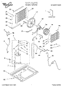 UNIT, LITERATURE Diagram and Parts List for ACM102XJ0  Whirlpool Air Conditioner