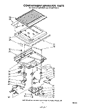 COMPARTMENT SEPARATOR Diagram and Parts List for ET16EP1PWR0  Whirlpool Refrigerator