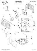 UNIT PARTS Diagram and Parts List for ACM062MM0  Whirlpool Air Conditioner