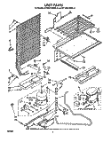 UNIT Diagram and Parts List for ET14DC1MWR0  Whirlpool Refrigerator