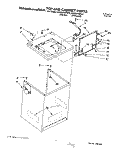 TOP AND CABINET, LIT/OPTIONAL Diagram and Parts List for KAWE570BWH0  KitchenAid Washer