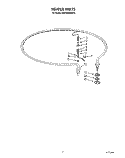 HEATER Diagram and Parts List for KUDI220WWH3  KitchenAid Dishwasher