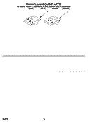 MISCELLANEOUS PARTS OPTIONAL PARTS (NOT INCLUDED) Diagram and Parts List for KUDS01FLWH0  KitchenAid Dishwasher