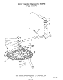 UPPER WASH AND RINSE Diagram and Parts List for 4KUDS220T0  KitchenAid Dishwasher