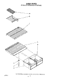 SHELF Diagram and Parts List for ET16JKYSN02  Whirlpool Refrigerator