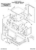 OVEN Diagram and Parts List for KEMI371YBL0  KitchenAid Wall Oven
