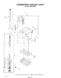 POWERSCREW AND RAM Diagram and Parts List for 4KUCC150S0  KitchenAid Trash Compactor