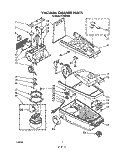 Part Location Diagram of 700556 Whirlpool Motor Assembly