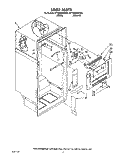 LINER Diagram and Parts List for RT18BMXXW00  Roper Refrigerator