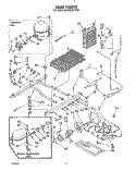 UNIT Diagram and Parts List for ED22DWXTN00  Whirlpool Refrigerator
