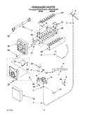 ICEMAKER, OPTIONAL Diagram and Parts List for KSRD22FKBT01  KitchenAid Refrigerator