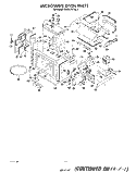 MICROWAVE OVEN Diagram and Parts List for KEMS376TBL3  KitchenAid Microwave Oven Combo