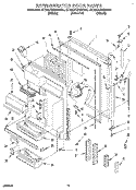REFRIGERATOR DOOR Diagram and Parts List for ET22DQRBW00  Whirlpool Refrigerator
