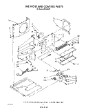 AIR FLOW AND CONTROL Diagram and Parts List for AR1000XT2  Whirlpool Air Conditioner