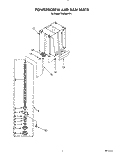 POWERSCREW AND RAM Diagram and Parts List for TC8700XYP1  Whirlpool Trash Compactor
