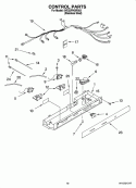 CONTROL PARTS Diagram and Parts List for 5VES3FHGRS03  Whirlpool Refrigerator