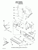 UNIT PARTS Diagram and Parts List for IX5HHEXWS06  Whirlpool Refrigerator