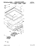 COOKTOP, LITERATURE Diagram and Parts List for KESC300BAL2  KitchenAid Range