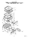 SHELF Diagram and Parts List for ED25DWXTW05  Whirlpool Refrigerator