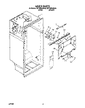 LINER Diagram and Parts List for 3ET18ZKXAN00  Whirlpool Refrigerator