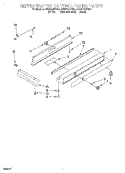 REFRIGERATOR CONTROL PANEL Diagram and Parts List for KSSP42MFB05  KitchenAid Refrigerator