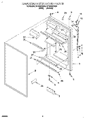 REFRIGERATOR DOOR Diagram and Parts List for ET18TMXDW00  Whirlpool Refrigerator