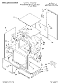 OVEN, OPTIONAL Diagram and Parts List for KEBI171BBL3  KitchenAid Wall Oven